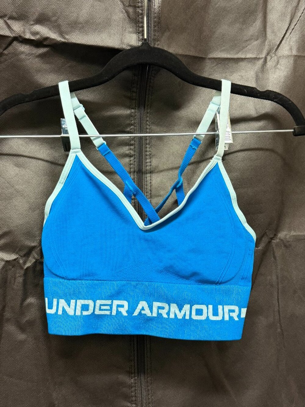 Under Armour: Women's UA Seamless Low Long Sports Bra - Size XS